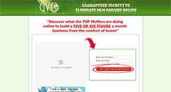 Desktop Screenshot of eliminatemlmfailure.com