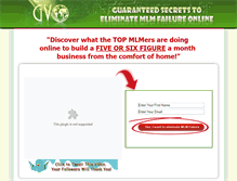 Tablet Screenshot of eliminatemlmfailure.com